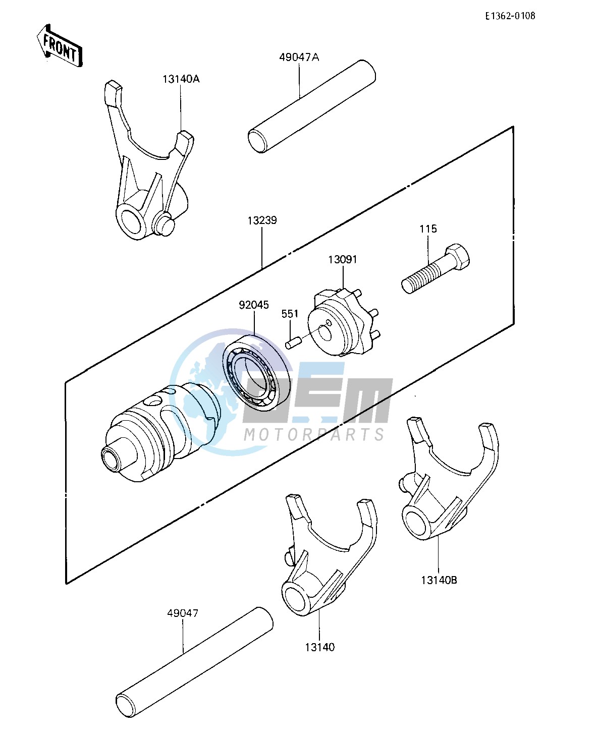 GEAT CHANGE DRUM & FORKS