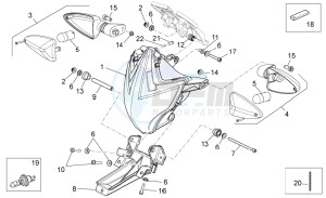 Dorsoduro 1200 (EMEA, APAC, NAFTA) (CND, EU, K, RU, USA, V) drawing Front lights