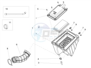 SX 125 E4 (EMEA) drawing Air box