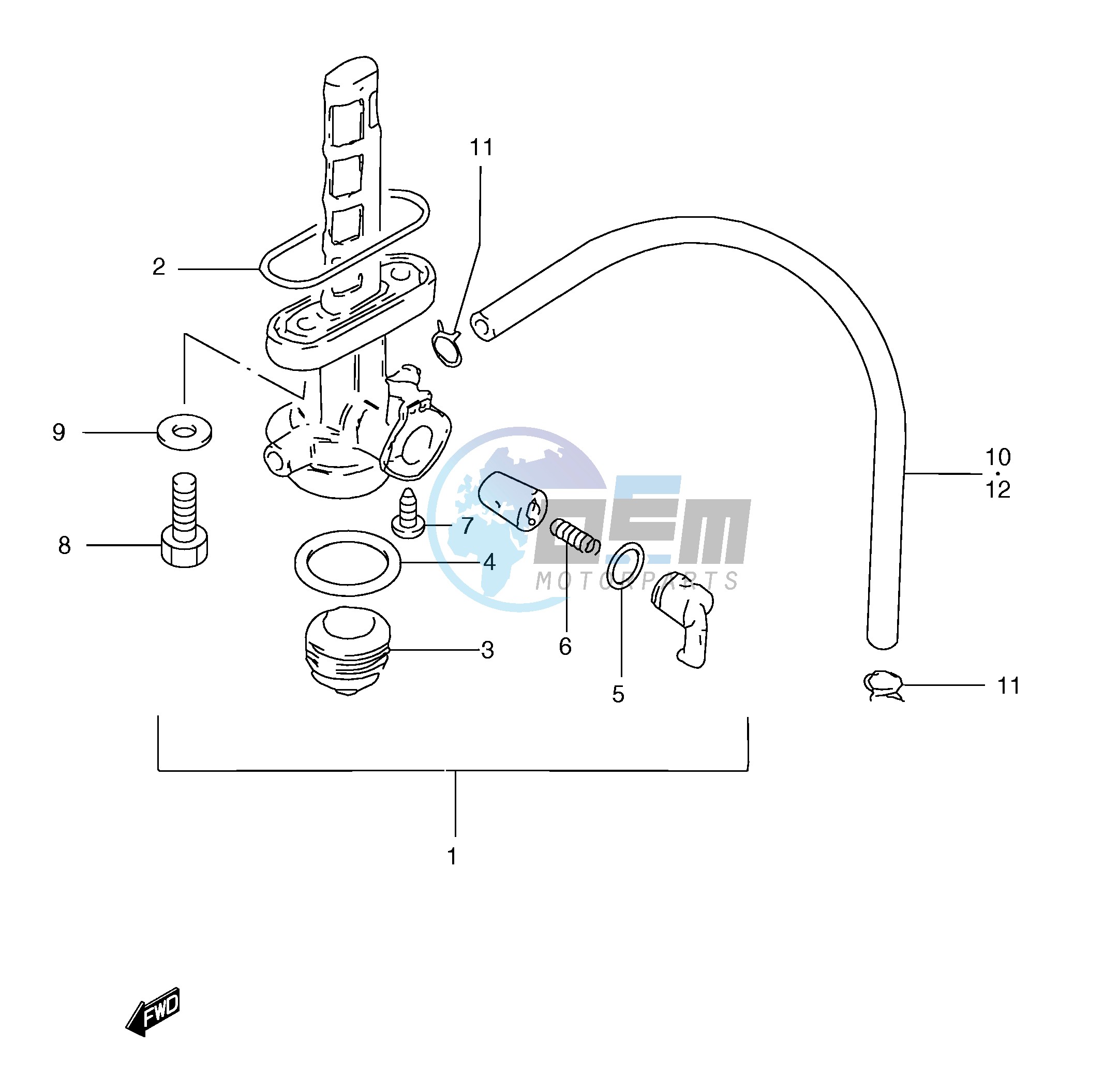 FUEL COCK (TS185ERCV P9)