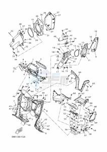 CZD300D-A XMAX 300 TECH MAX (BMK2) drawing LEG SHIELD