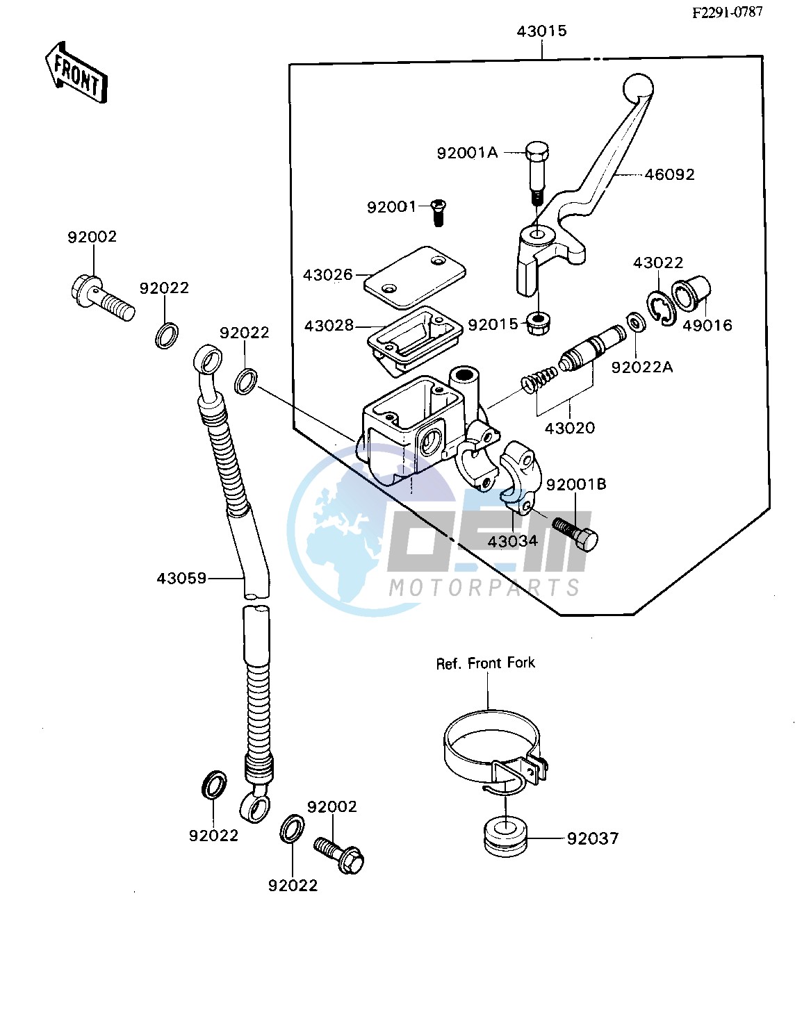 FRONT MASTER CYLINDER