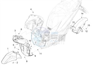 MEDLEY 125 4T IE ABS E4 2020 (EMEA) drawing Wheel housing - Mudguard