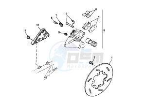 TT S 600 drawing REAR BRAKE CALIPER 4GV 003403>