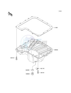 ZR 750 K [Z750S] (K6F) K6F drawing OIL PAN