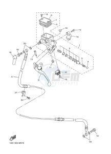 FJR1300AE FJR1300-AE (2PD1 2PD2 2PD6) drawing FRONT MASTER CYLINDER 2