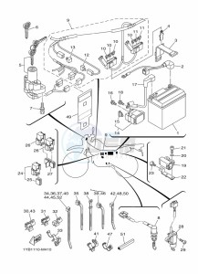 XT250 XT250N (B1UG) drawing ELECTRICAL 1