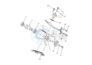 YFM FW KODIAK 400 drawing CAMSHAFT -CHAIN