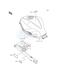 NINJA_300 EX300AFFA XX (EU ME A(FRICA) drawing Labels