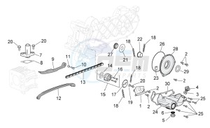 Scarabeo 100 4T e3 net drawing Oil pump