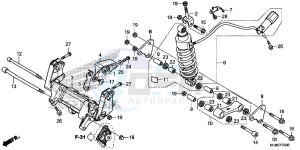 VFR800XF CrossRunner 2ED drawing REAR CUSHION