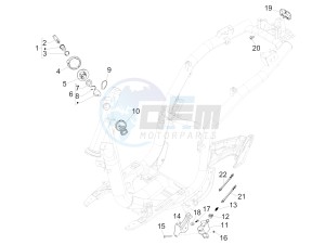 Liberty 150 iGet 4T 3V ie ABS (EMEA) drawing Locks