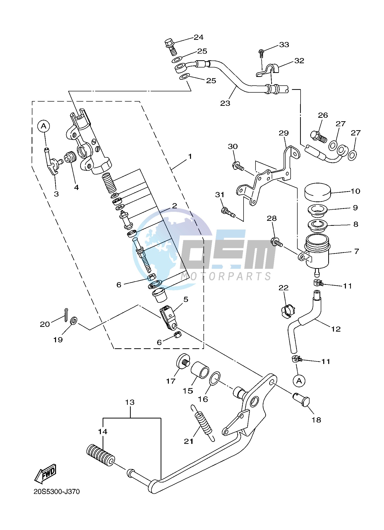 REAR MASTER CYLINDER