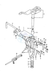 DT 75 drawing Swivel Bracket (1996 to 1997)