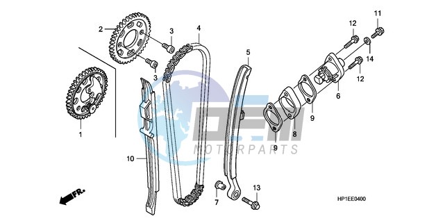 CAM CHAIN/TENSIONER