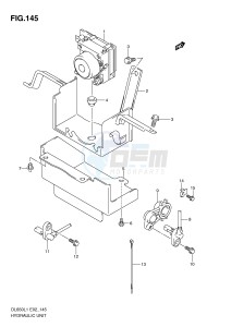 DL650 (E2) V-Strom drawing HYDRAULIC UNIT (DL650AL1 E19)