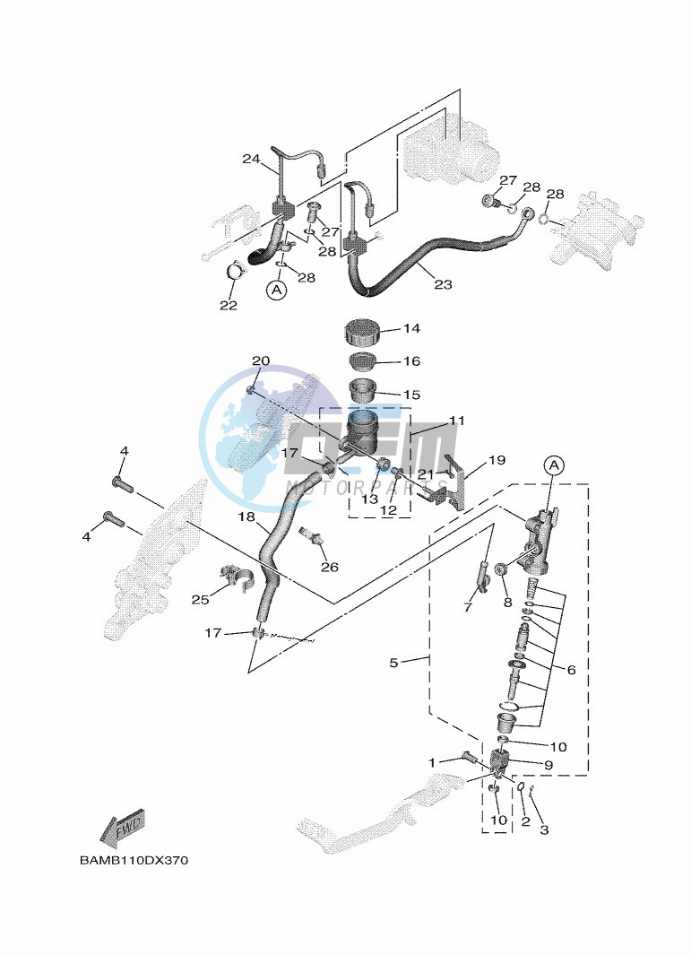 REAR MASTER CYLINDER