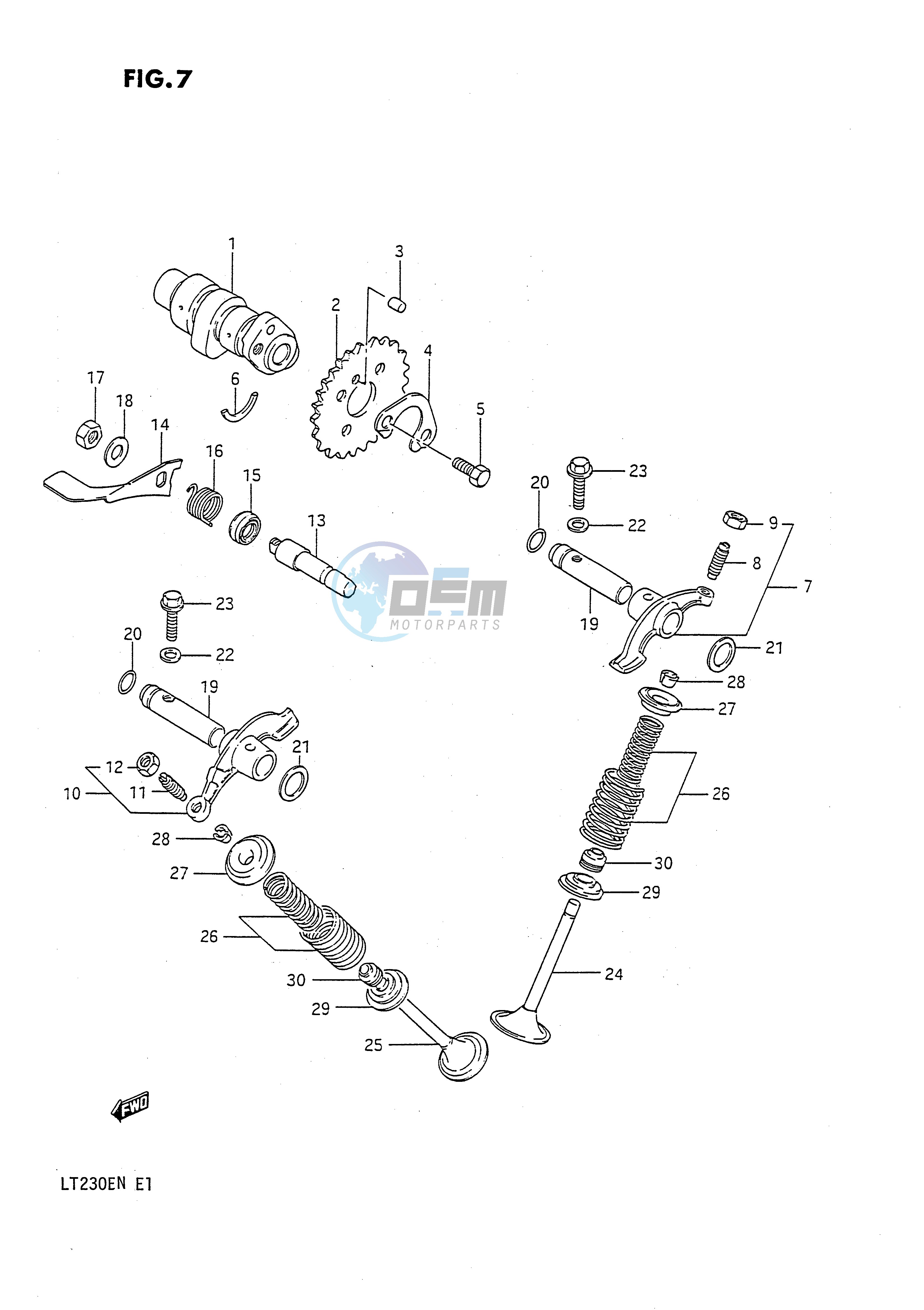 CAM SHAFT - VALVE