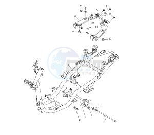 NS AEROX NAKED 50 drawing FRAME