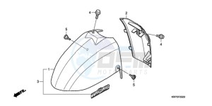 SCV100F9 Turkey - (TU) drawing FRONT FENDER