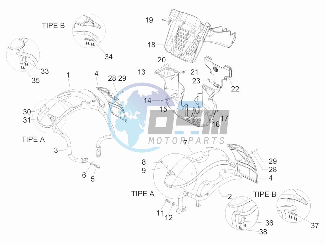 Wheel housing - Mudguard