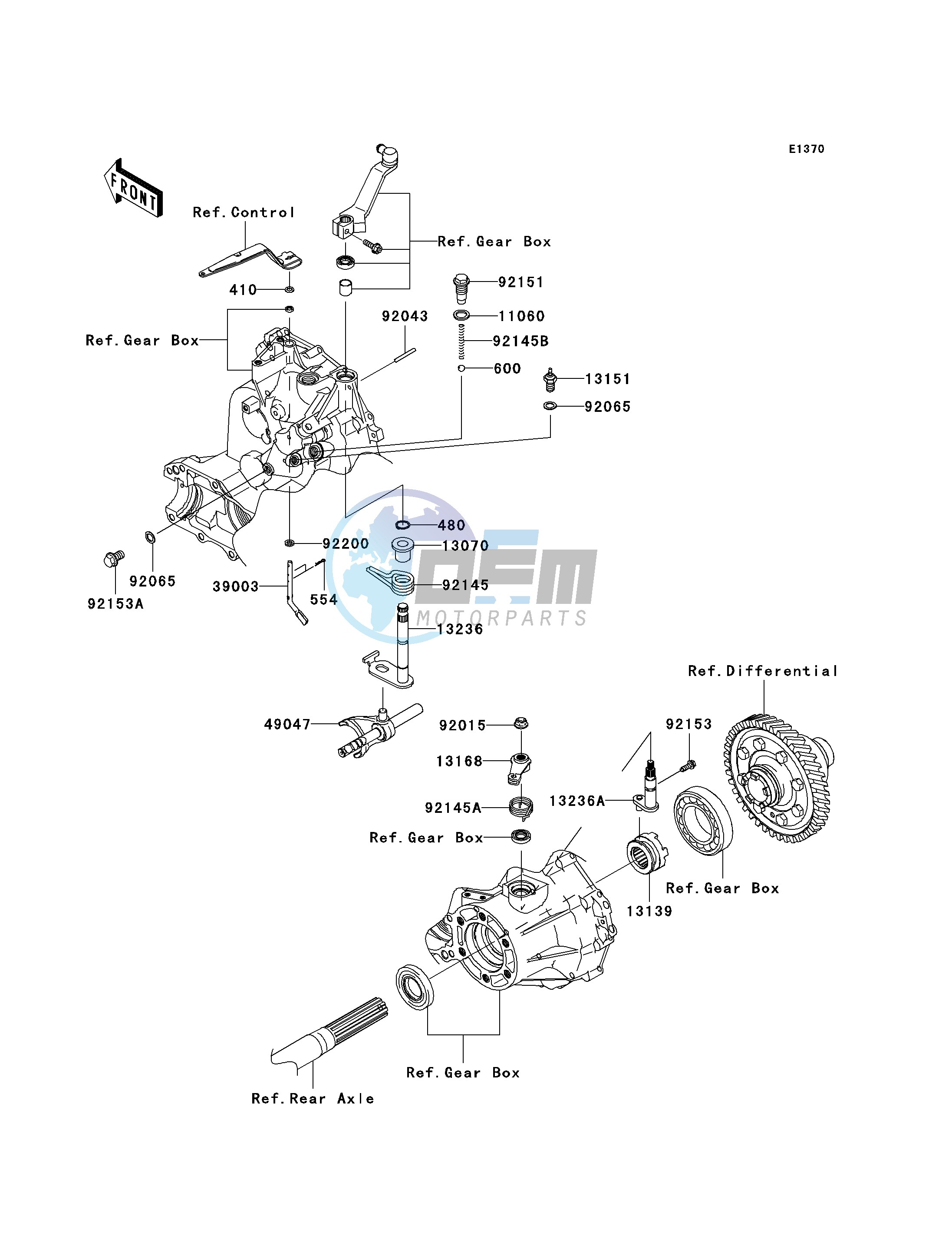 GEAR CHANGE MECHANISM