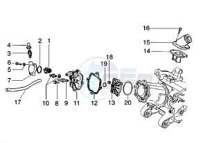 Runner VX-VXR 125-180 125 drawing Cylinder head - Induction Pipe