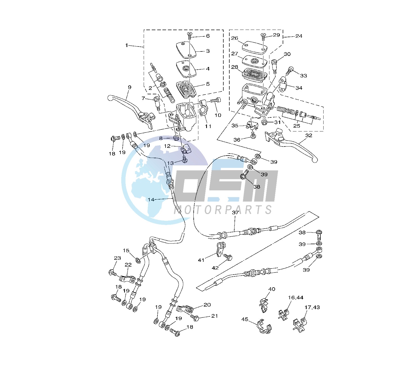 FRONT MASTER CYLINDER