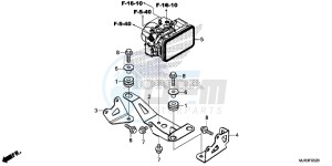 GL1800CF F6C ED drawing ABS MODULATOR