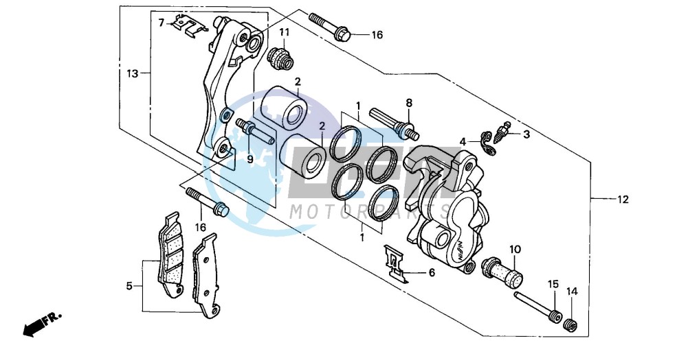 FRONT BRAKE CALIPER