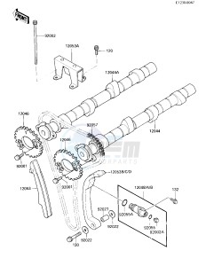 ZG 1000 A [CONCOURS] (A1-A3) [CONCOURS] drawing CAMSHAFT-- S- -_TENSIONER