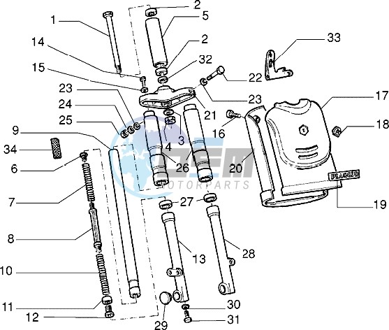 Front-wheel suspension