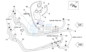 Leonardo 125-150 drawing Expansion tank - Pipes