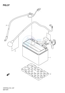 GSR750 (E21) drawing BATTERY (GSR750AUEL2 E21)