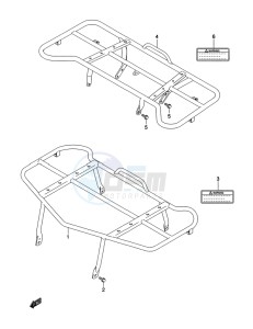 LT-A500X(Z) drawing CARRIER (LT-A500XL2 P24)