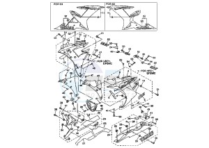 YZF R1 1000 drawing COWLING 2 MY03