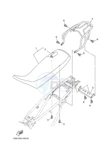 XTZ125E (1SB1) drawing SEAT