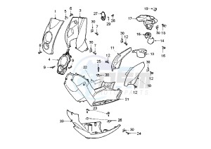 LUDIX 14 ELEGANT - 50 cc drawing BODY