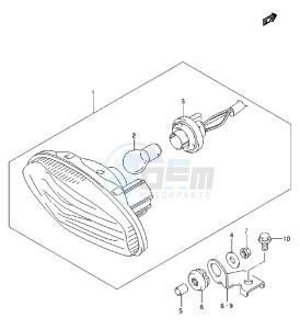 LT-A750X drawing REAR COMBINATION LAMP (LT-A750XL3 P24)