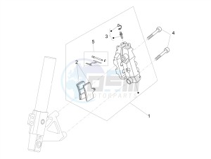 RS4 50 2T E4 (APAC, EMEA) drawing Front brake caliper