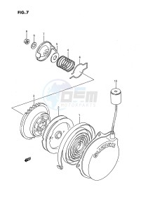 LT80 (P3) drawing RECOIL STARTER (OPT)