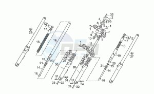 California 1100 Special Special drawing Front fork kd131645>