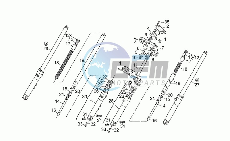 Front fork kd131645>