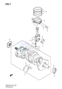 GSR750 ABS EU drawing CRANKSHAFT