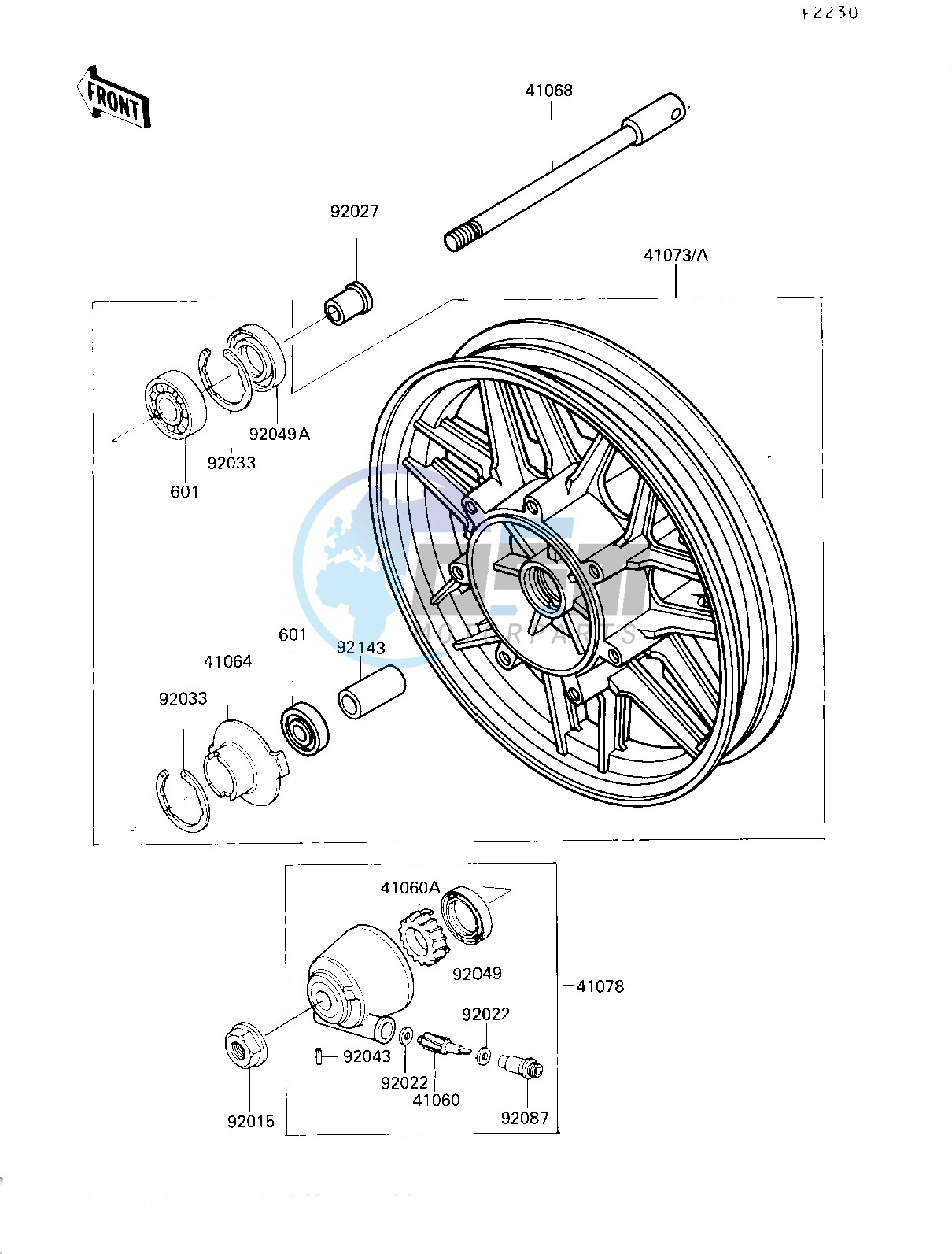 FRONT HUB