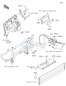 MULE SX KAF400JHF EU drawing Labels