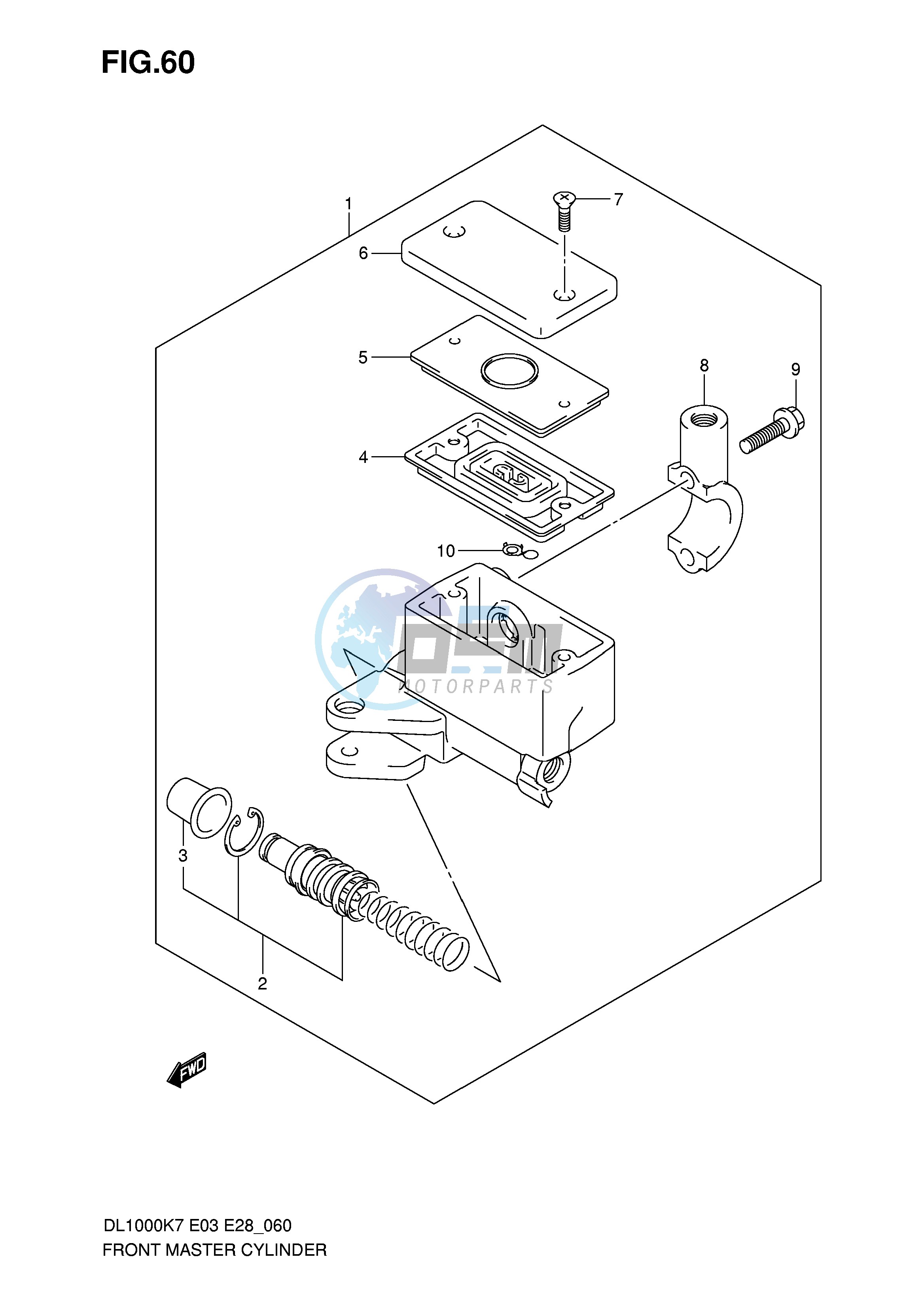 FRONT MASTER CYLINDER