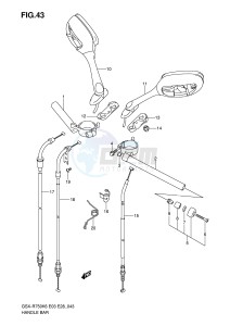 GSX-R750 (E3-E28) drawing HANDLEBAR