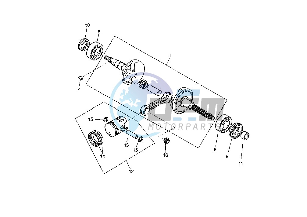 CRANKSHAFT PISTON