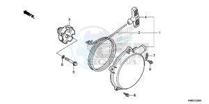 TRX680FAH Europe Direct - (ED) drawing RECOIL STARTER